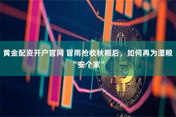黄金配资开户官网 冒雨抢收秋粮后，如何再为湿粮“安个家”